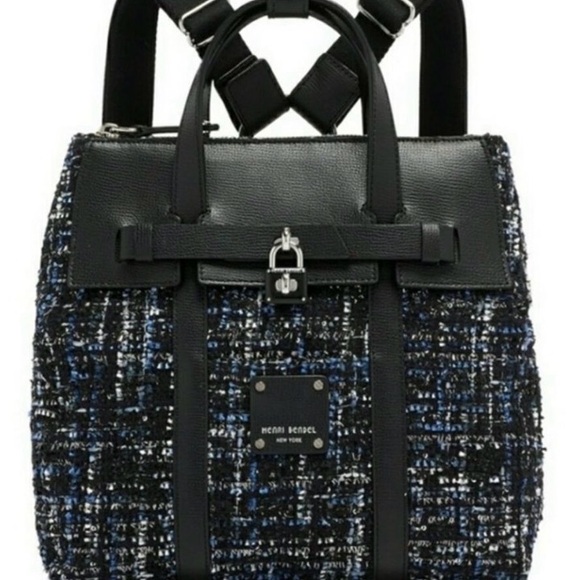 HENRI BENDEL large Jetsetter Backpack Tweed display picture 1